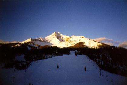 Great view of Lone Mountain from the condo
